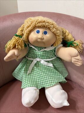 Cabbage Patch Kids | Toys | Pa 5 Fb 14 Cabbage Patch Play Along 207  Brunette Hair Green Eyes Happy Face | Poshmark